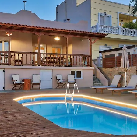 Anacosta W Private Pool Cretan Seaside Gem Villa